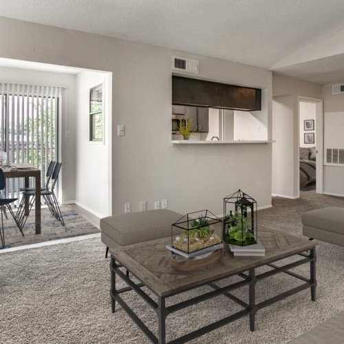 Find your perfect fit at Barrow a living room with a table and chairs
