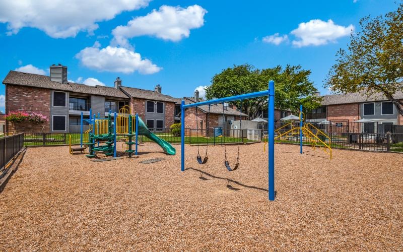 The essence of exceptional living a playground with a slide