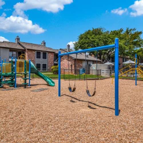 The essence of exceptional living a playground with a slide